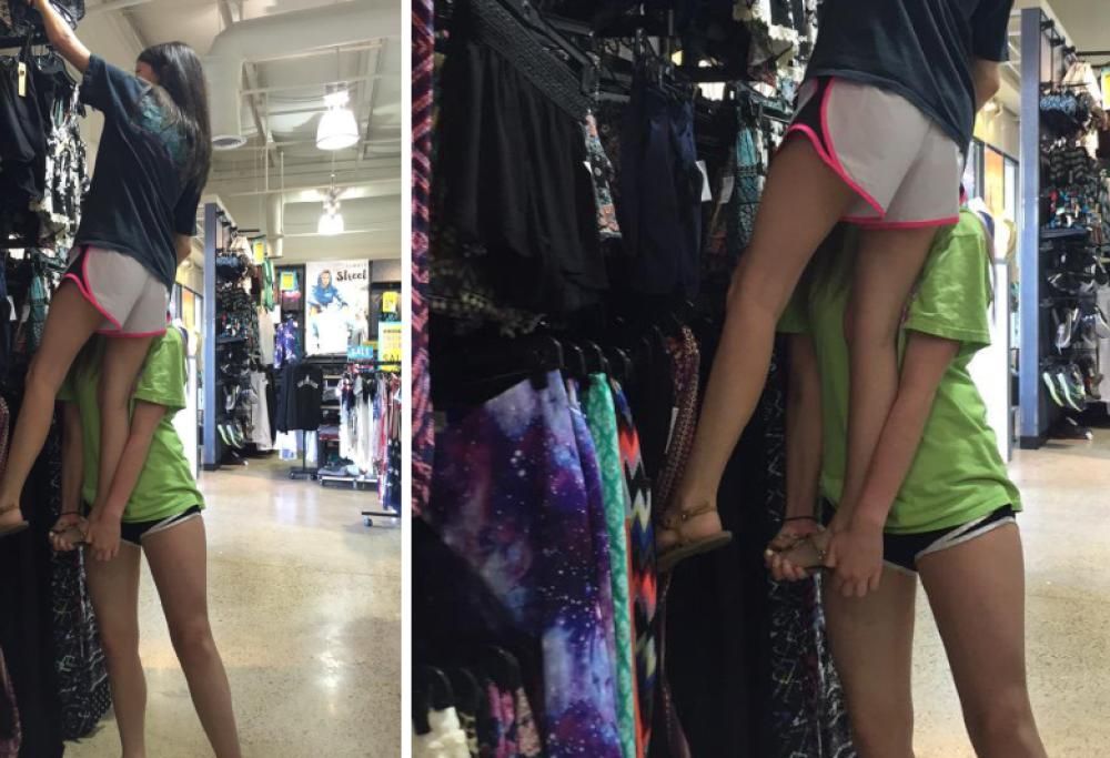 6 divertentissime foto che mostrano quanto è difficile essere bassi