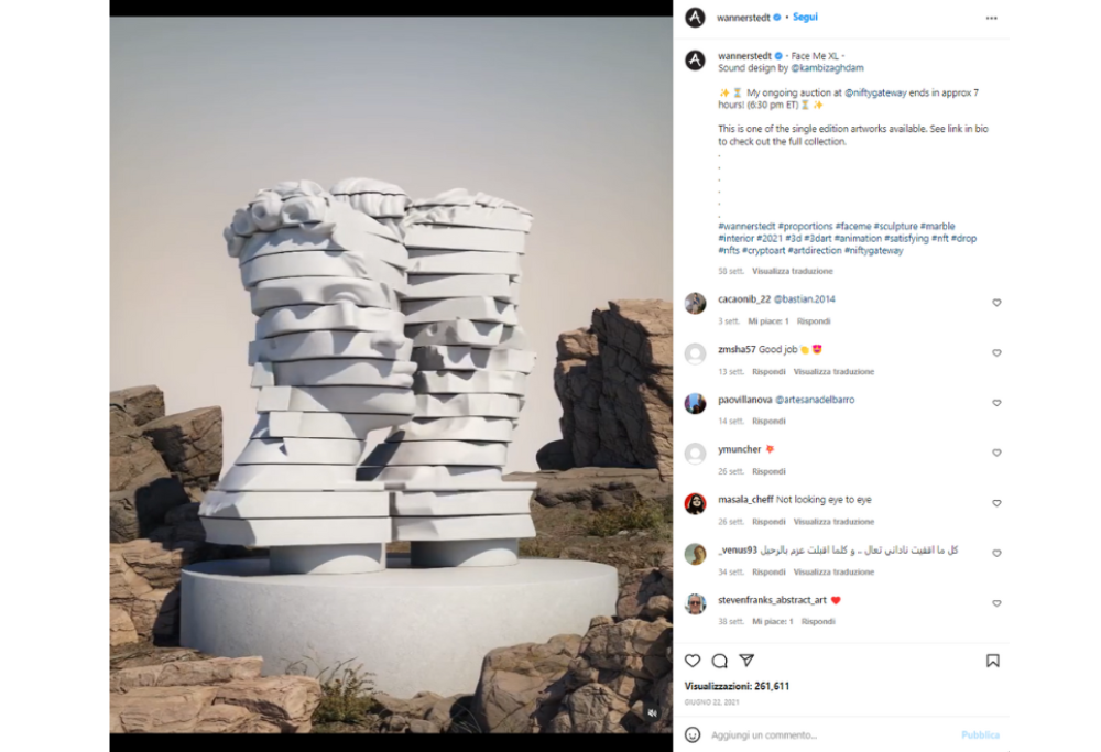 Andreas Wannerstedt: con l’arte 3d voglio far sentire calma e pace ai miei follower