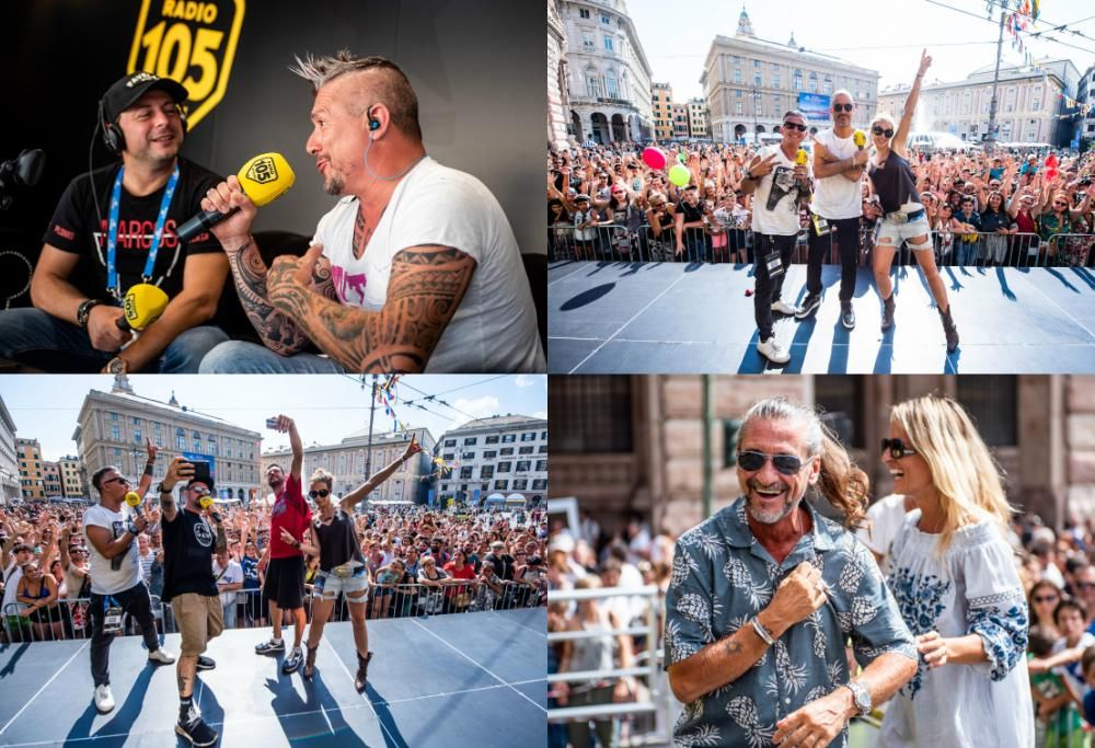Radio 105 al Costa Zena Festival: le foto della festa in Piazza De Ferrari!