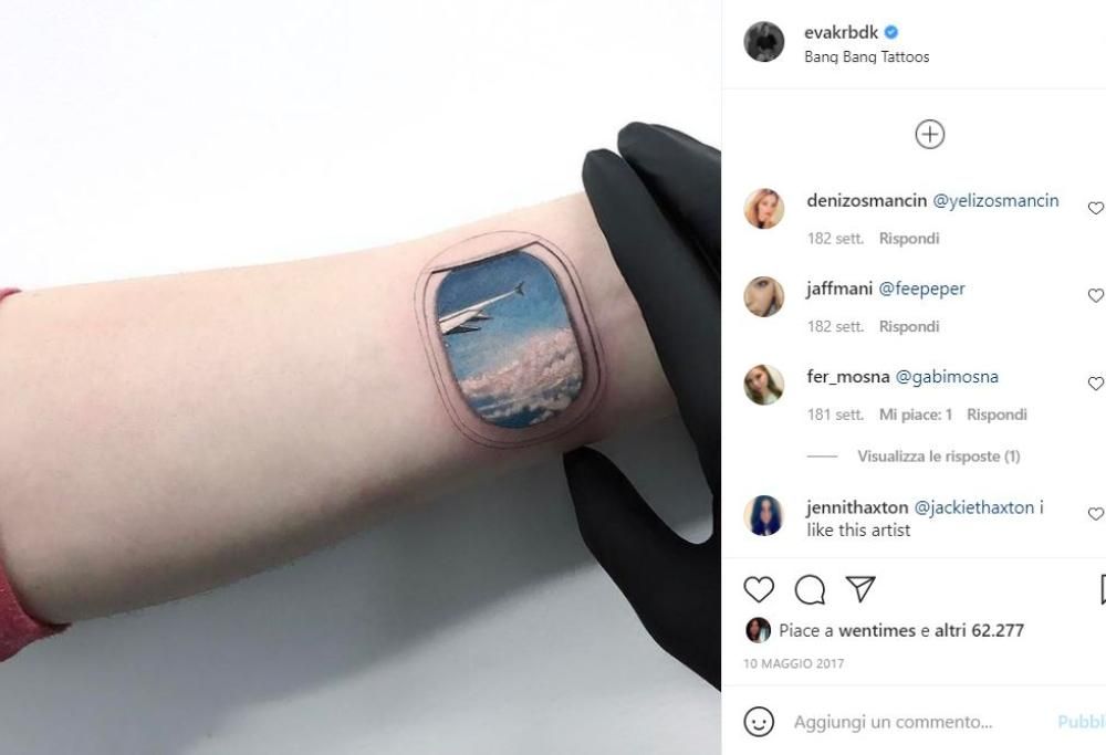 Tatuaggi a tema viaggio: su Instagram ne trovate una marea
