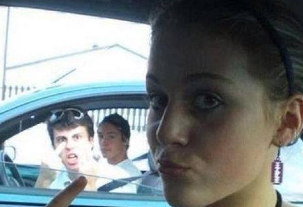 Selfie: quando lo sfondo è imprevisto!