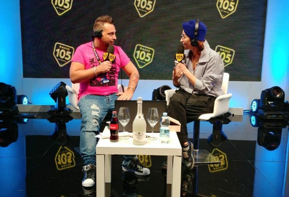 Nina Zilli a Casa Sanremo con Alan Caligiuri: le foto