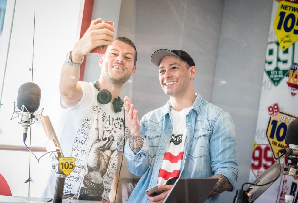 Fabri Fibra a 105 Mi Casa, le foto