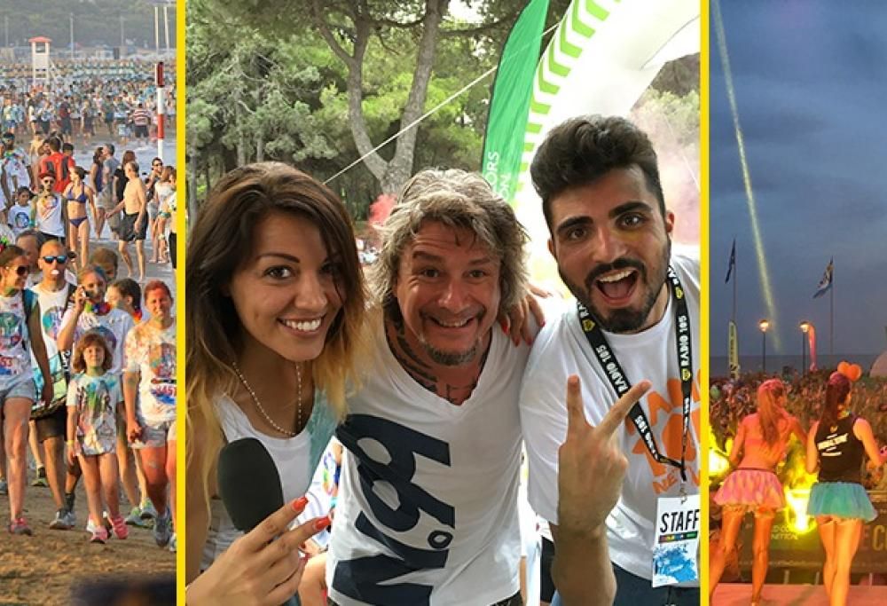 Eravamo in 15mila! Le immagini di Ylenia, Martin e Bryan alla Color Run di Lignano Sabbiadoro.