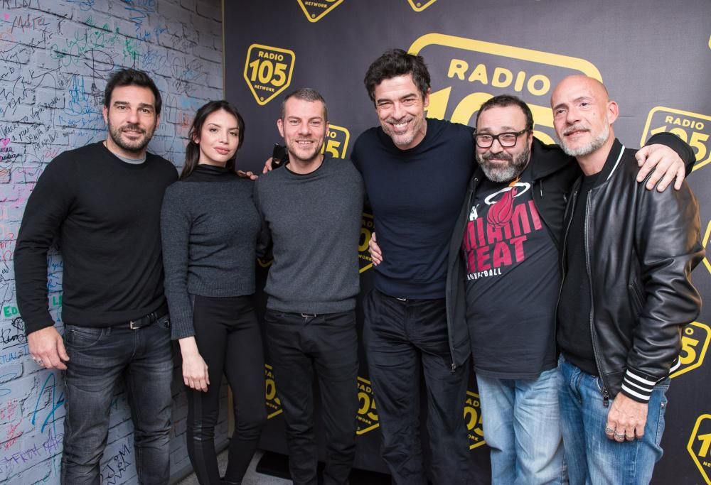 Il cast de “Non ci resta che il crimine”, le foto dell’intervista a 105 Mi Casa