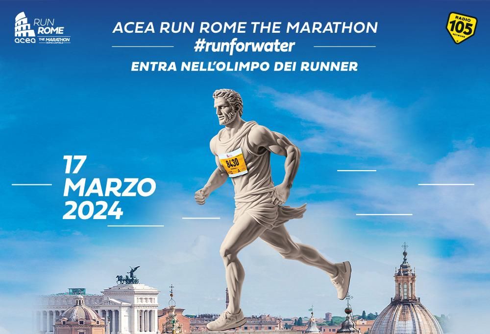Run Rome The Marathon 2024, corri con noi con la playlist ufficiale di Radio 105