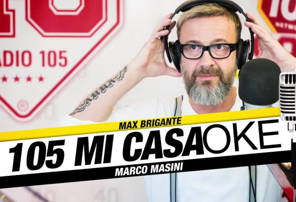 Marco Masini canta Lucio Dalla.. e incanta con il 105 Casaoke!