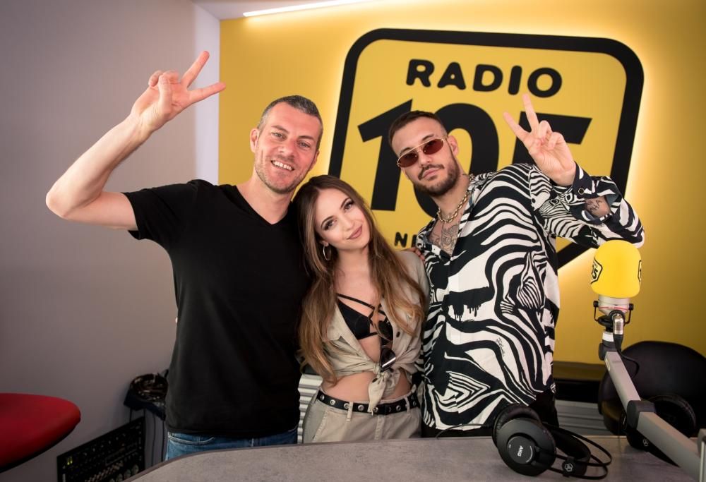 Fred De Palma e Ana Mena a 105 Mi Casa: le foto dell’intervista