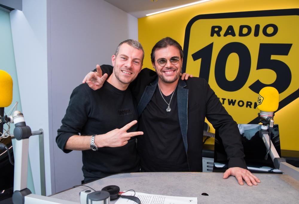 Gianluca Grignani a 105 Mi Casa: le foto dell’intervista