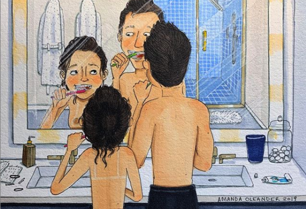 Com’è l’amore all’interno delle mura domestiche? Esattamente come in queste illustrazioni