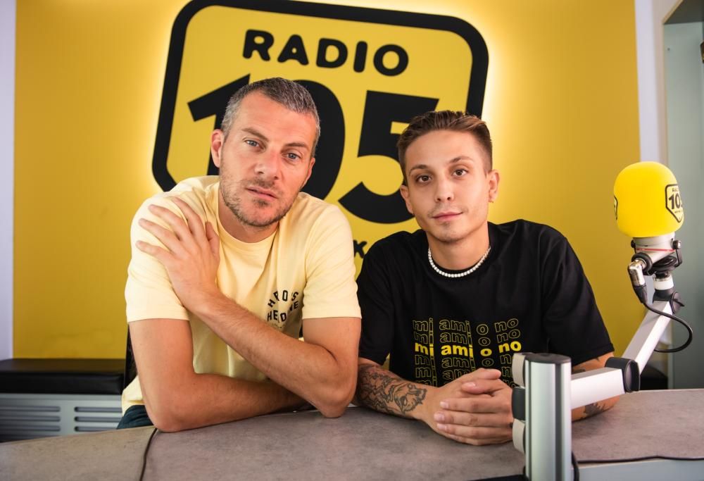 Giaime a 105 Mi Casa: le foto dell’intervista