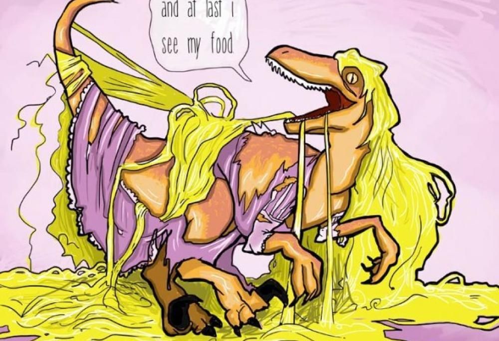 Se le principesse Disney fossero velociraptor…