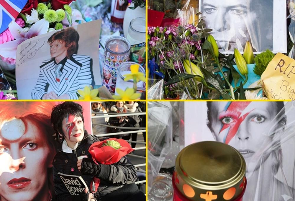Londra, New York, Berlino, Milano: così i fan salutano David Bowie