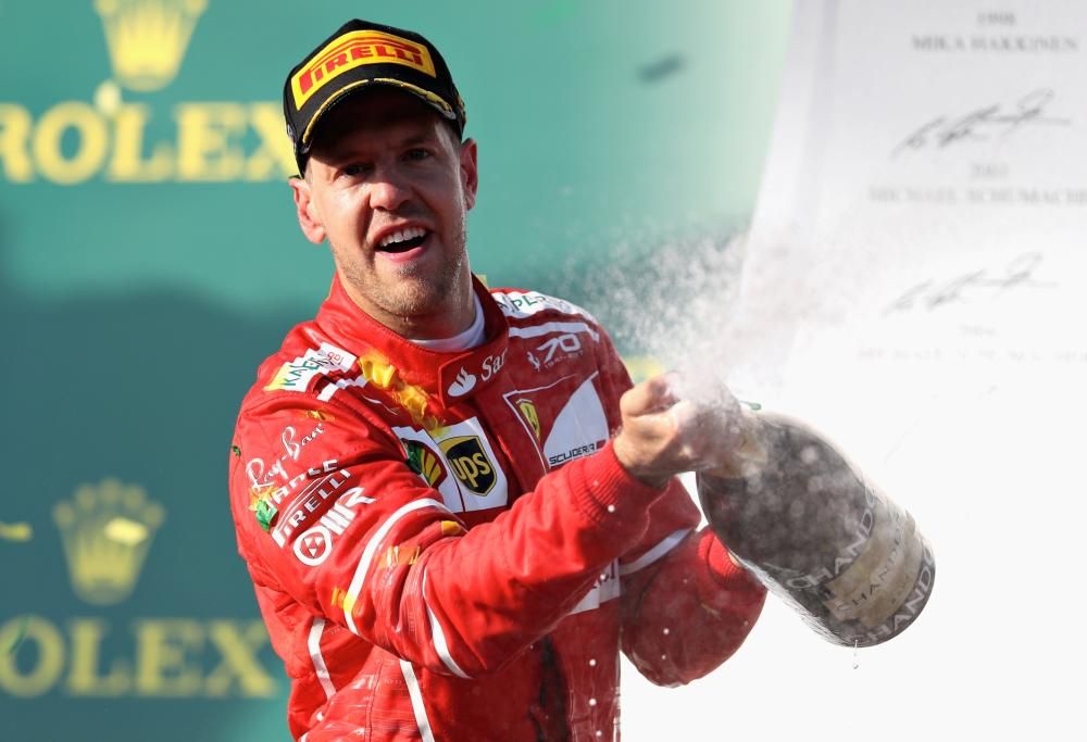 Gp Australia: Vettel trionfa con la Ferrari davanti ad Hamilton e Raikkonen