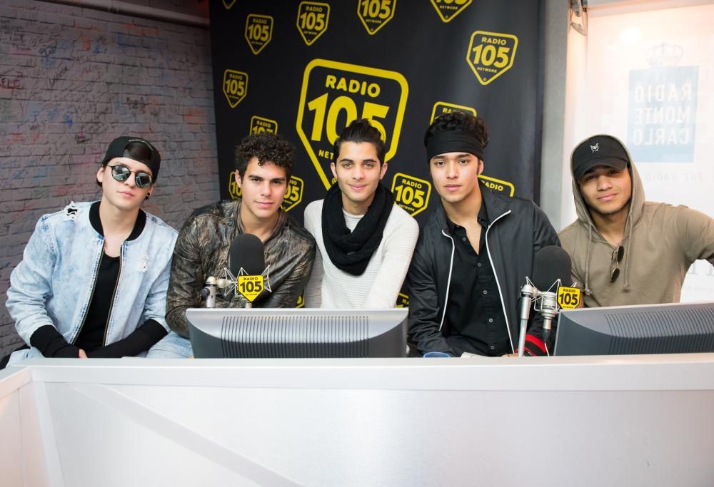 Le foto dei CNCO a 105 Mi Casa
