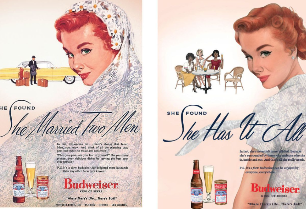 Gli spot sessisti degli anni ’50 rivisitati da Budweiser