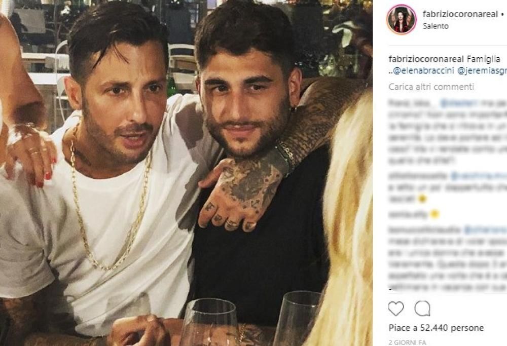 Fabrizio Corona e la foto con il fratello di Belen: ritorno di fiamma?