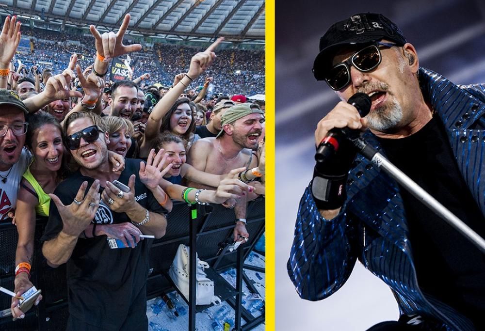 Vasco Rossi: “Il Kom fa esplodere di gioia lo Stadio Olimpico”