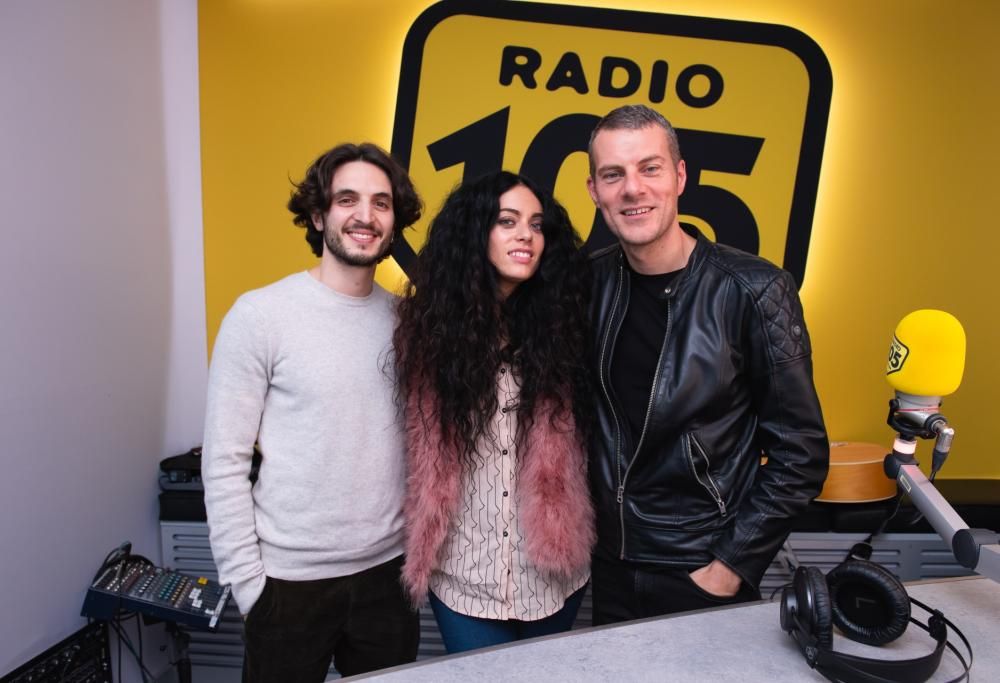 Giacomo Ferrara e Angelica a 105 Mi Casa: le foto dell’intervista!