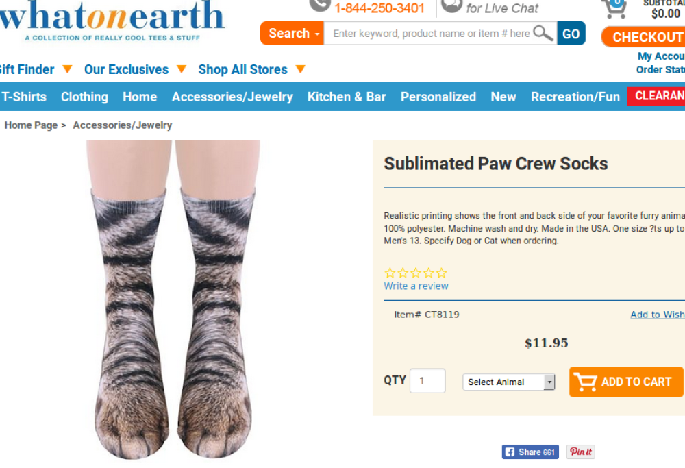 Calzini che raffigurano zampe di animali: per un look davvero unico!