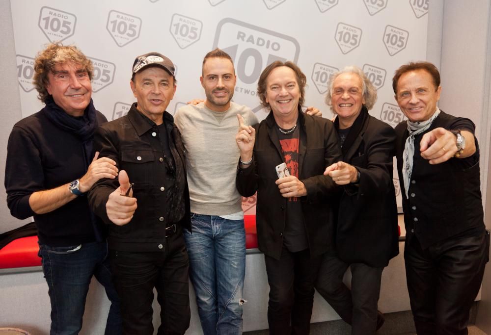 I Pooh (Riccardo Fogli incluso) a 105 all’una, le foto