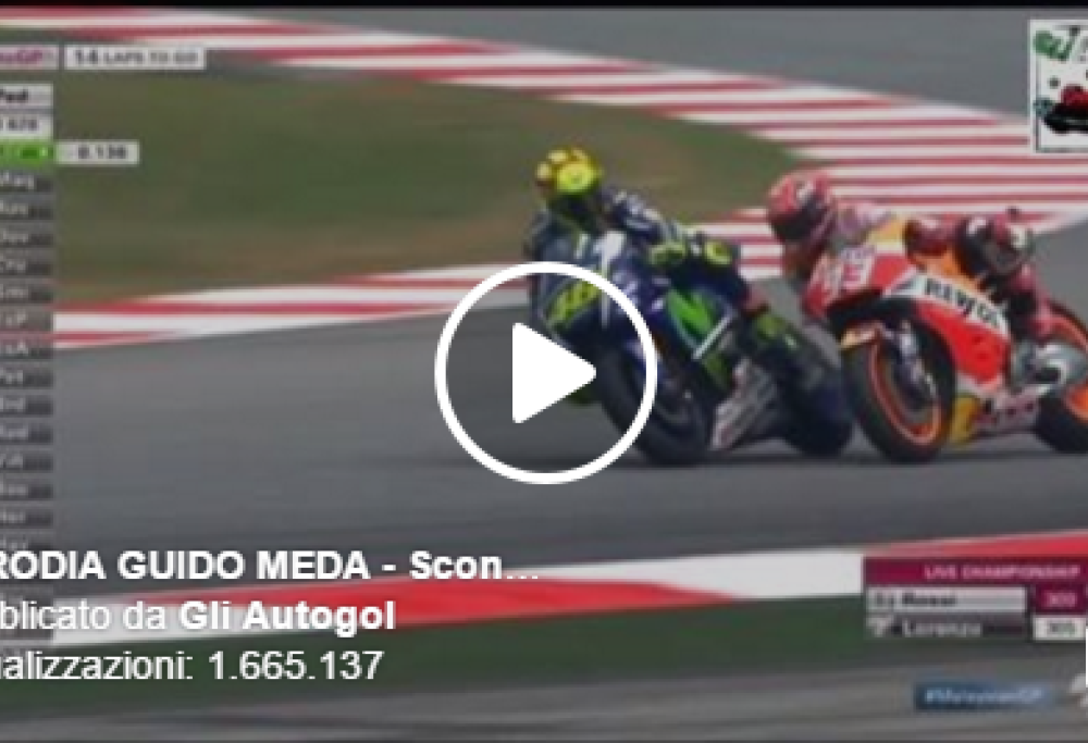 SCONTRO MARQUEZ ROSSI – PARODIA GUIDO MEDA