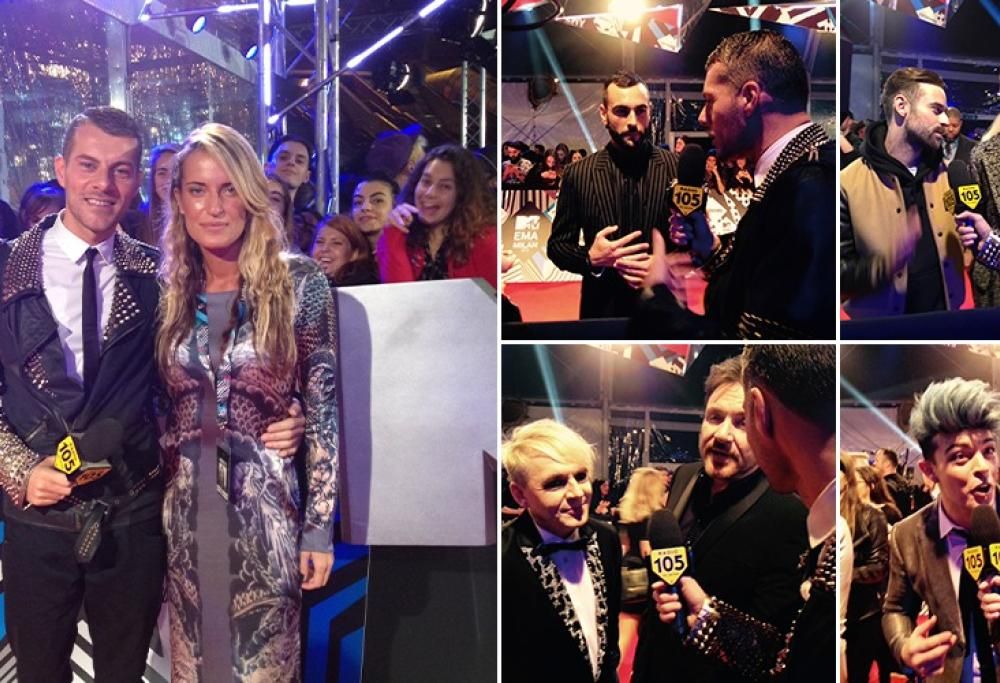 Con 105 sul red carpet degli Mtv Ema 2015