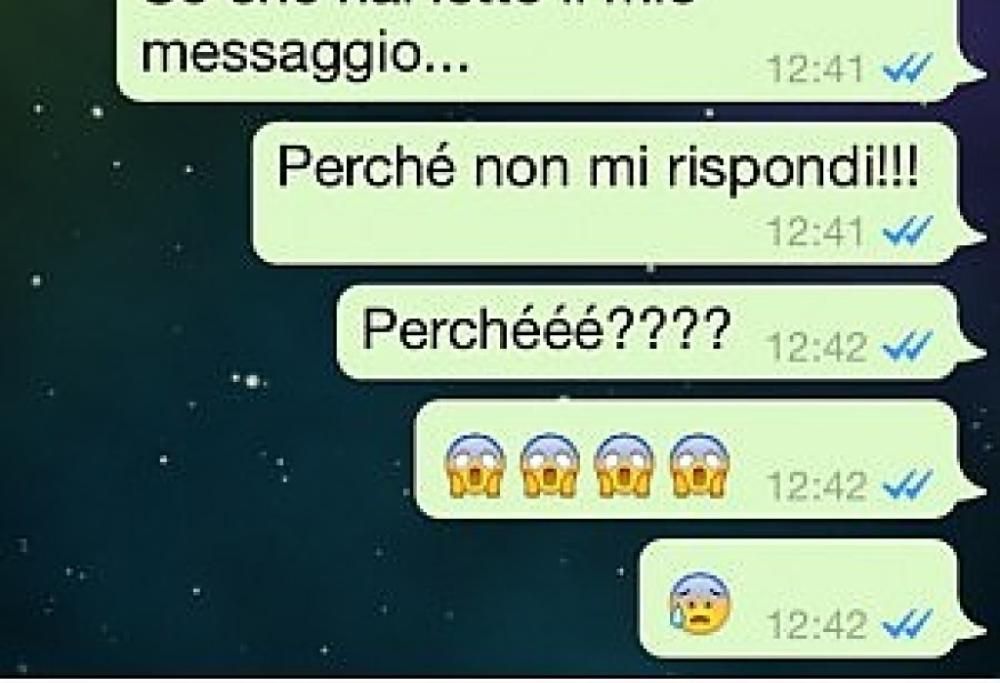 I messaggi Whatsapp delle fidanzate psicopatiche: da vedere!