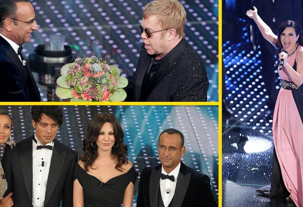 Elton John e Laura Pausini stelle di un Sanremo.. arcobaleno!