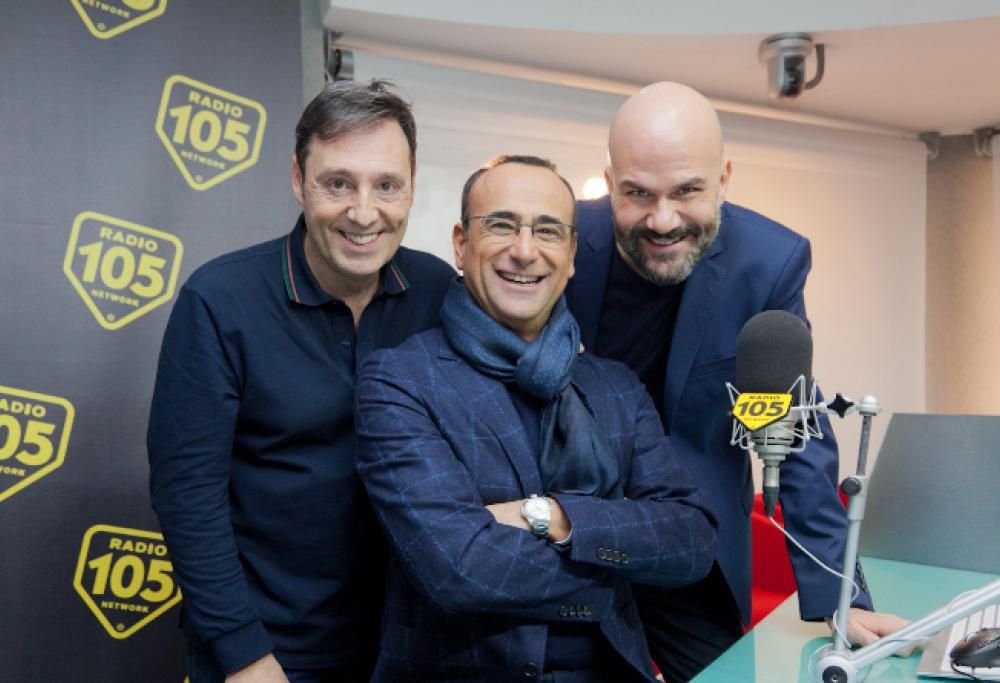 Carlo Conti a 105 Friends: guarda le foto