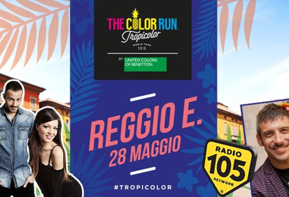 The Color Run: quarta tappa a Reggio Emilia, con Ylenia, Daniele Battaglia e Francesco Gabbani live!