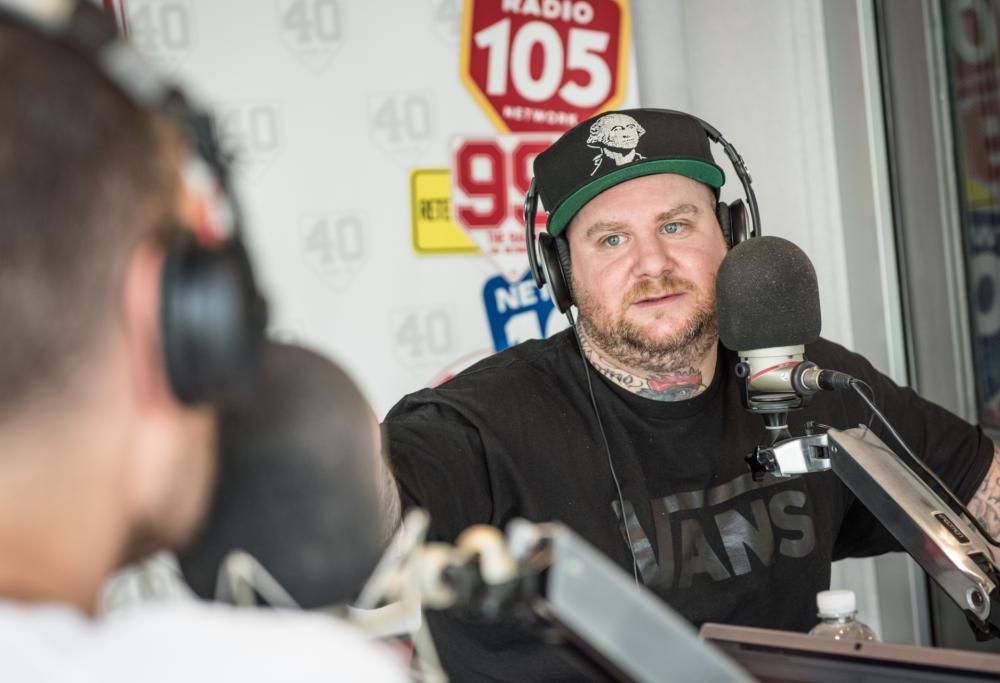 Jake La Furia a 105 Mi Casa, le foto