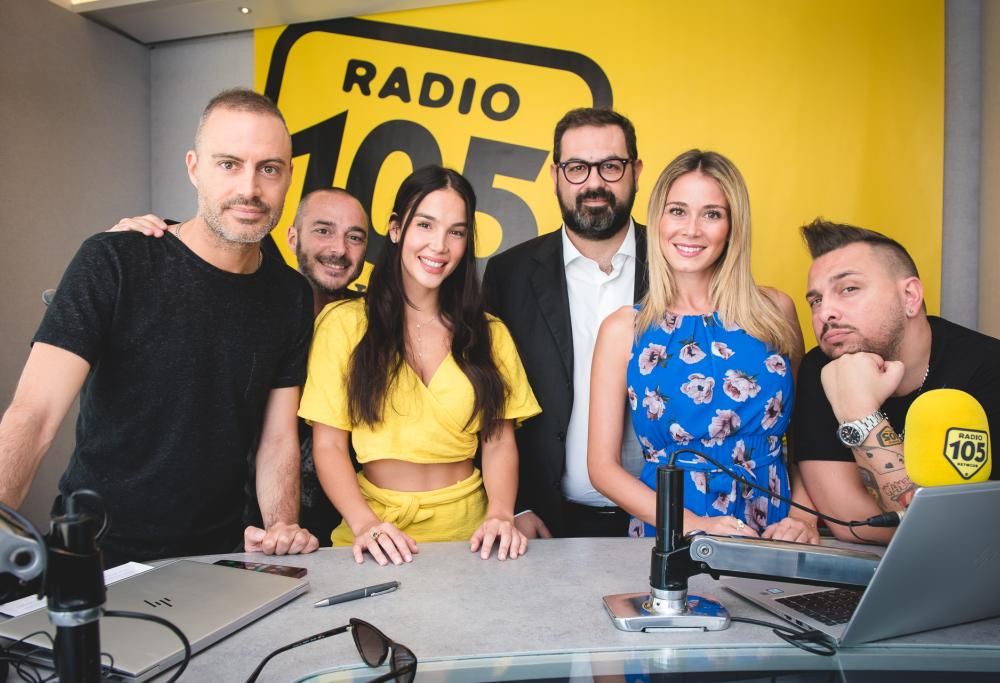 Luca Casaura ospite di 105 Take Away: le foto dell’intervista