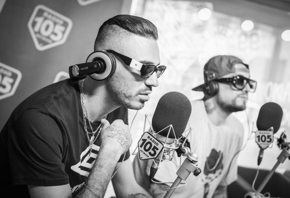 Marracash e Gué Pequeno a 105 Mi Casa, le foto