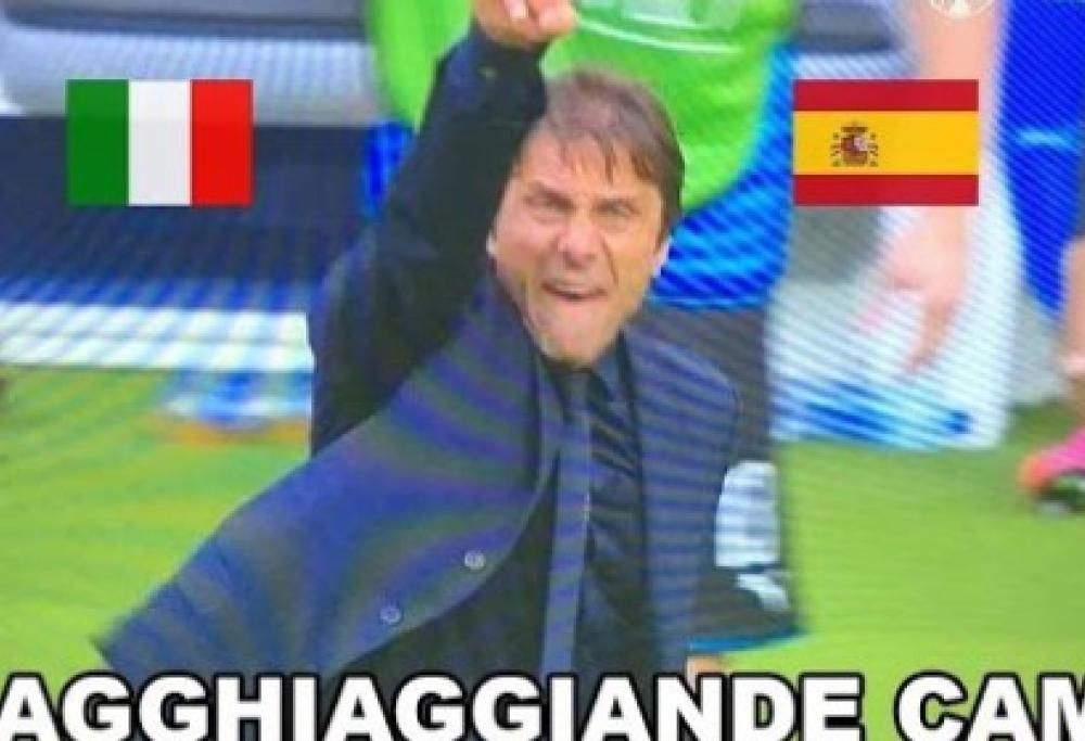 La straordinaria Agghiaggiande Cam di Italia-Spagna!