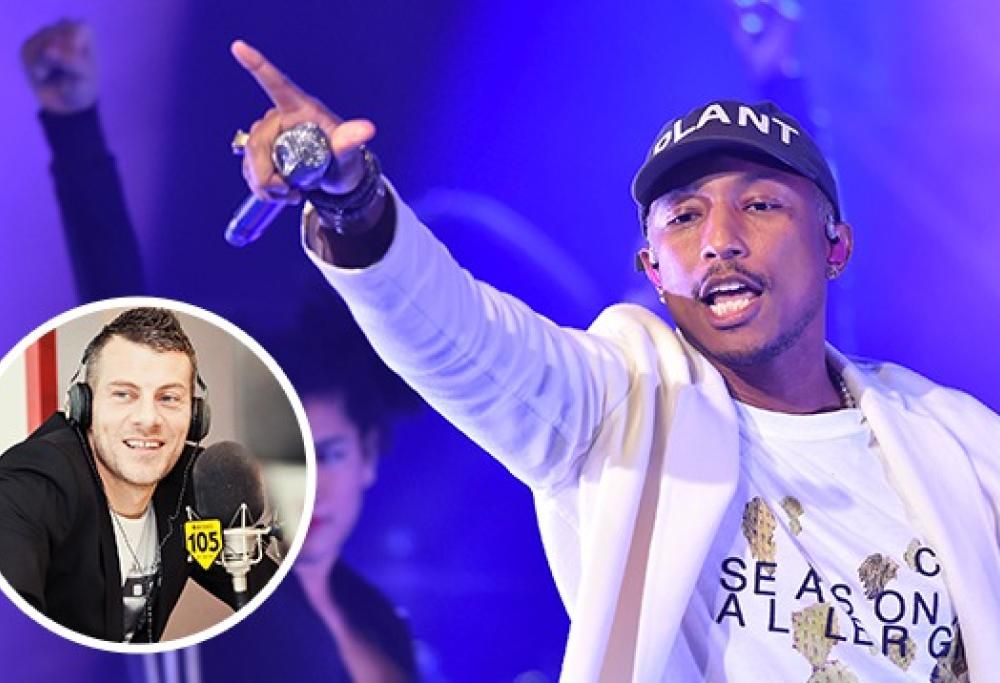 Pharrell stasera in concerto a Milano