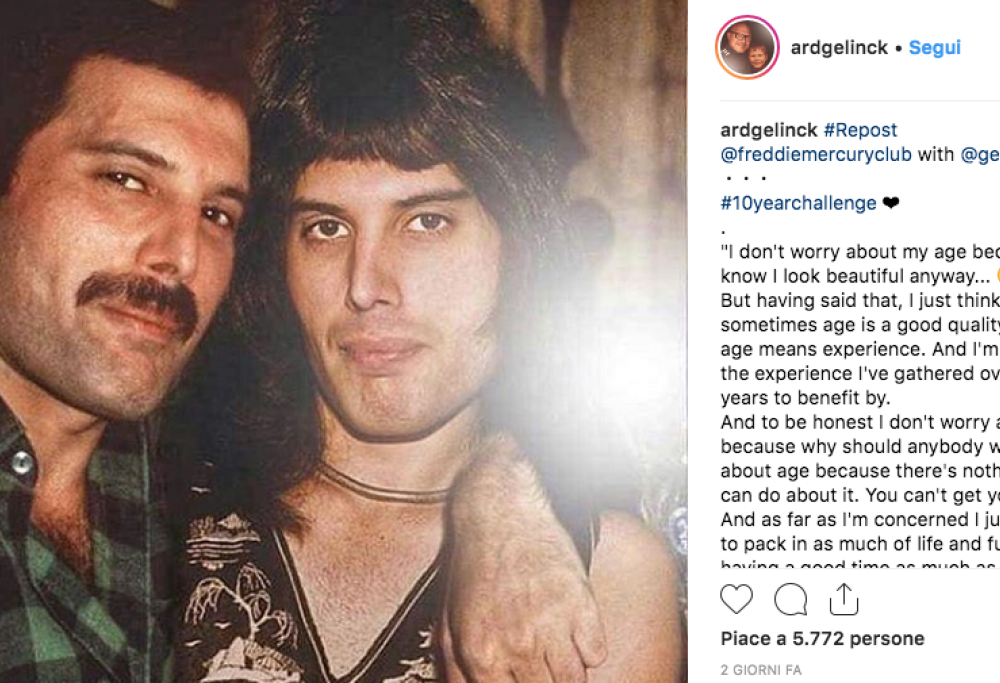 Le star da giovani insieme a loro stessi… da “vecchi”