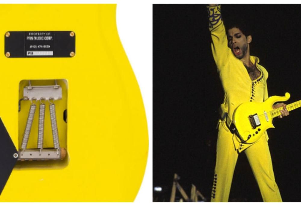 All’asta la leggendaria chitarra “Yellow Cloud” di Prince