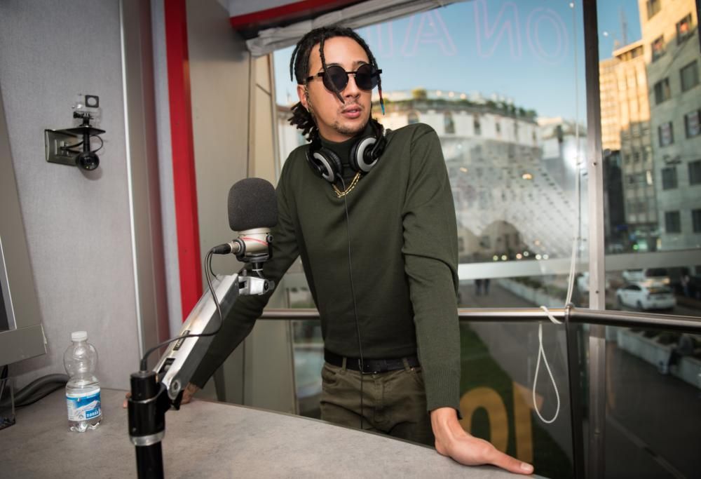 La rap star Ghali a 105 Mi Casa