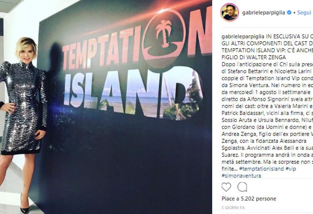 Temptation Island Vip 2018: ecco le sei coppie in gioco