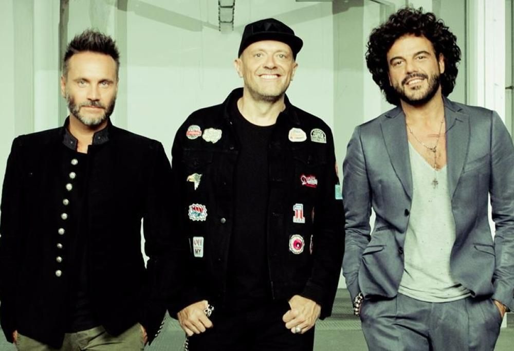 Max Pezzali assieme a Nek e Francesco Renga per “Duri Da Battere”