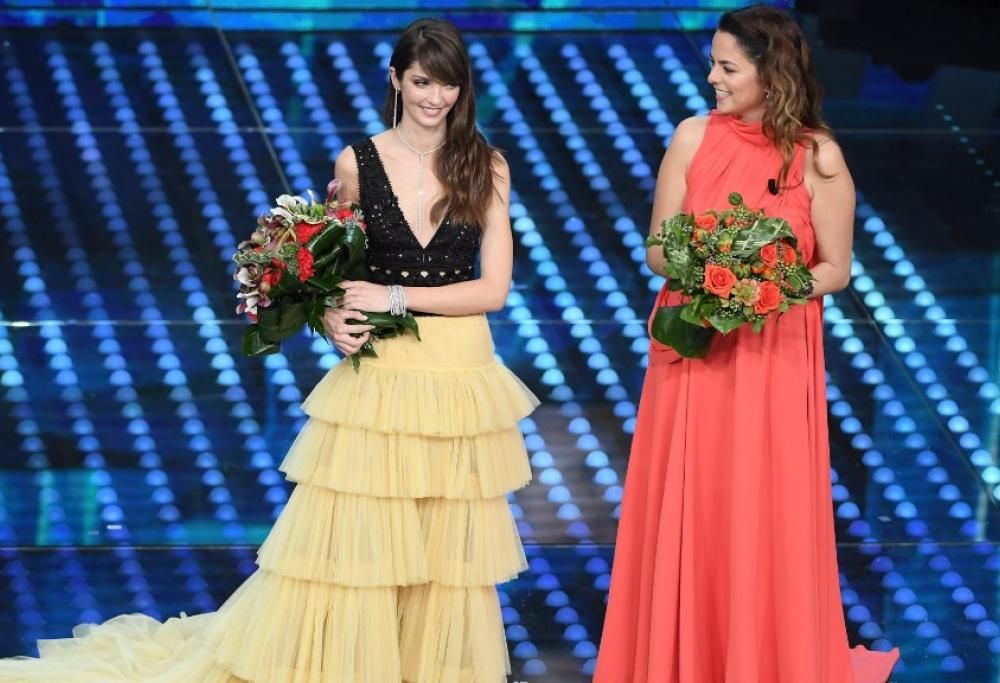 Sanremo: Anouchka Delon e Annabelle Belmondo, flop della terza serata?