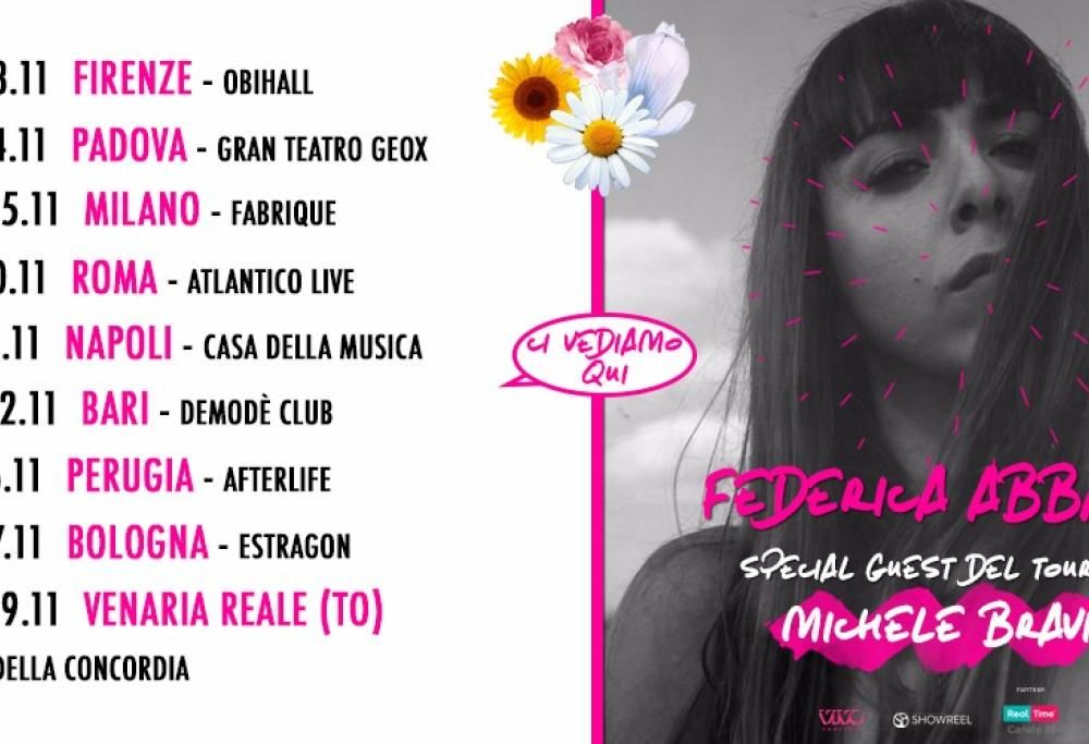 Michele Bravi: in tour con lui ci sarà Federica Abbate