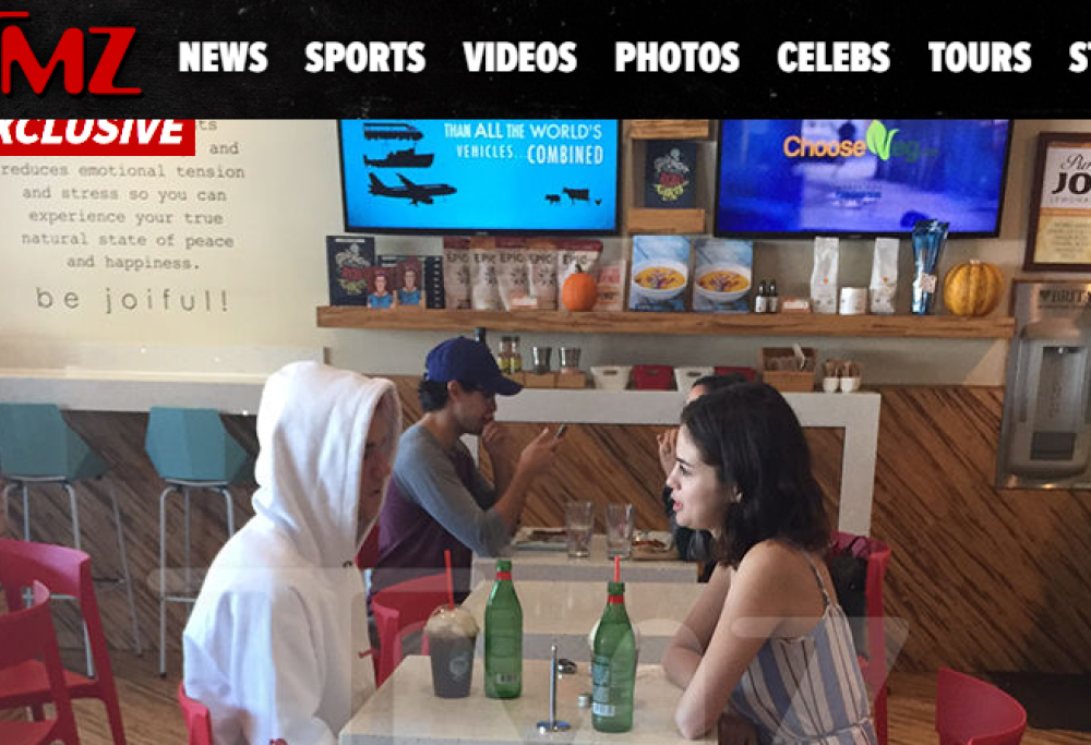 Justin Bieber e Selena Gomez fanno colazione al bar assieme