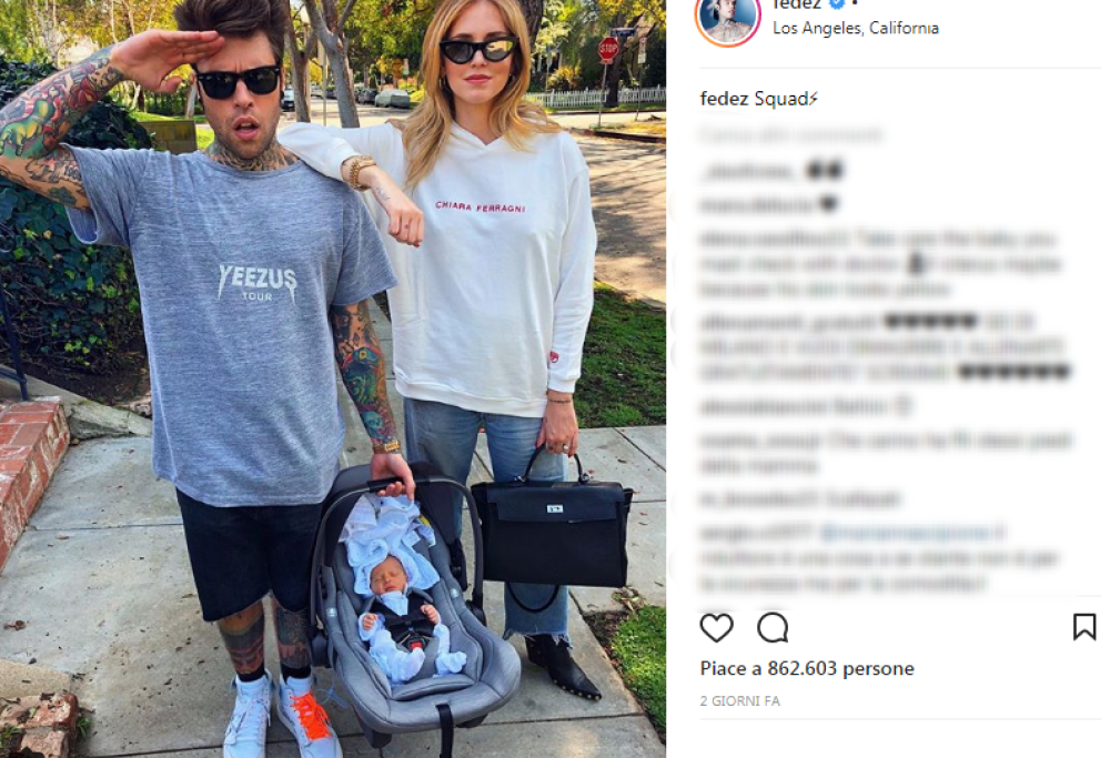 La prima settimana da papà di Fedez
