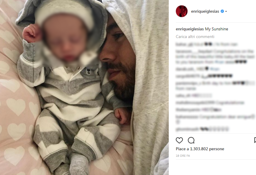 Enrique Iglesias presenta i suoi gemellini al pubblico dei social