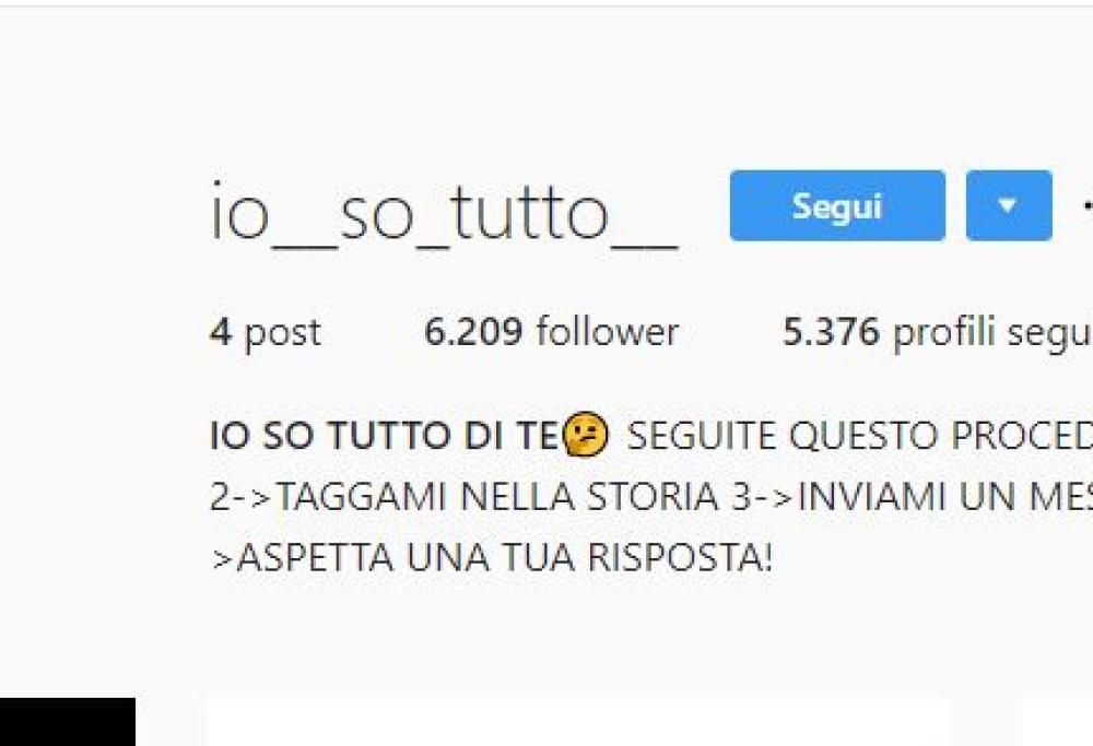 “Io so tutto di te”, la truffa Instagram che sta spopolando tra i giovani
