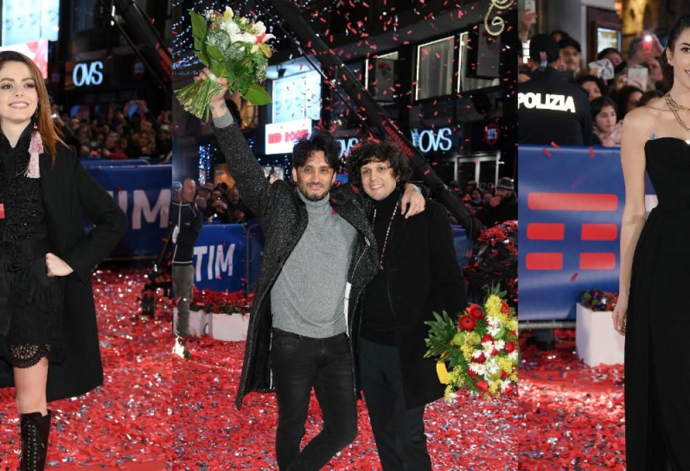 Sanremo 2018, i 20 Big in gara sfilano sul red carpet: guarda le foto