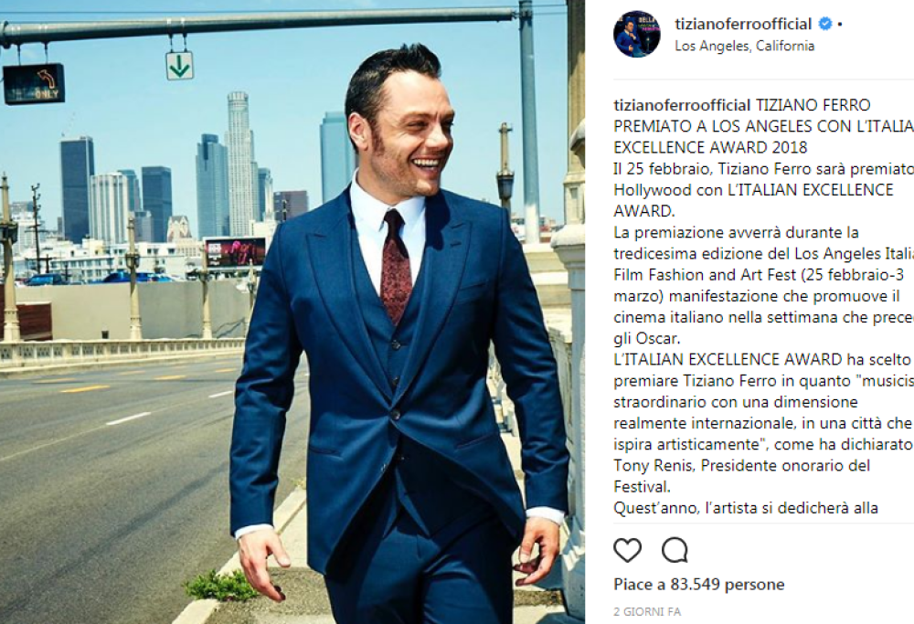 Tiziano Ferro: “Ogni mattina mi sveglio alle 6 per meditare”