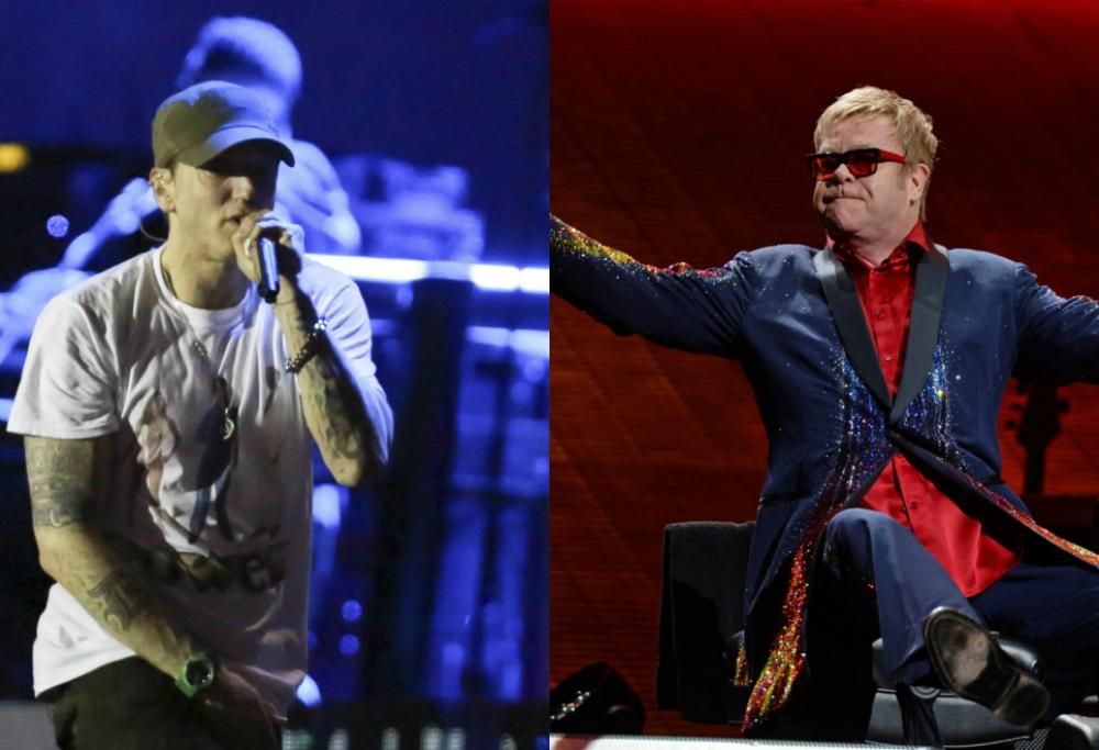Quando Eminem regalò due sex toy a Elton John…
